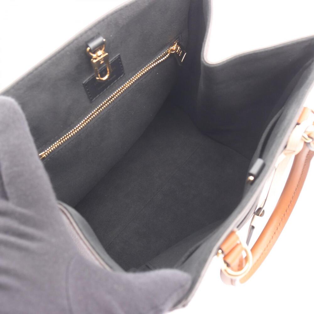 Louis Vuitton Fold Tote Noir Black Wine Cream Handbag Black Bordeaux Red - Picture 3 of 7